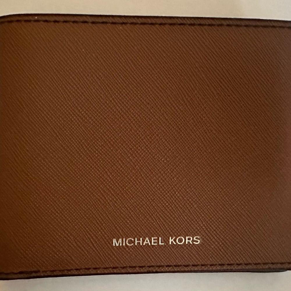 Michael Kors Tan Leather Card Holder